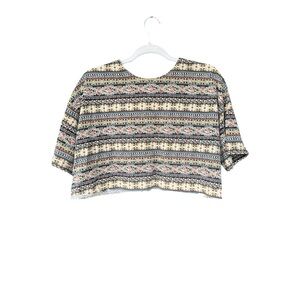 Vintage cut cropped tee